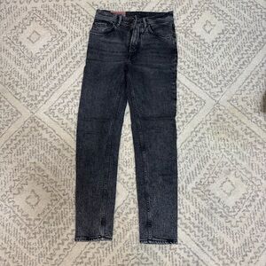 Acne Women's Black Straight Leg Jeans